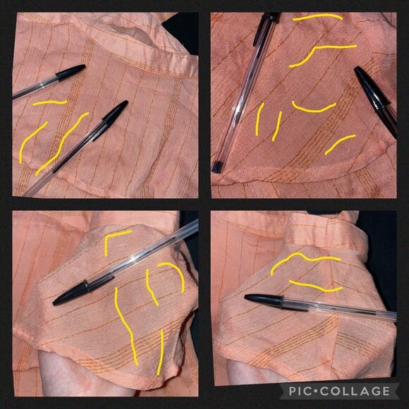 Maurices M Metallic Striped Ruffle Tiered Accent Tank Top Boho Summer Festival - Picture 12 of 13